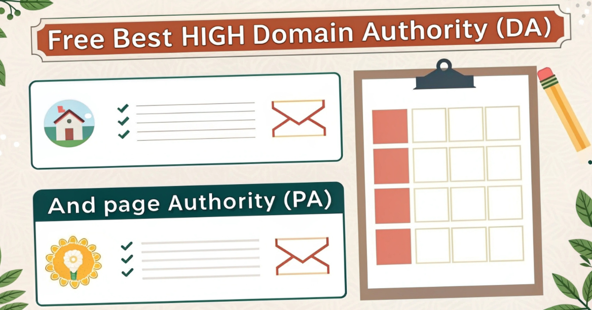 Free and Best High DA PA Blog Submission Sites